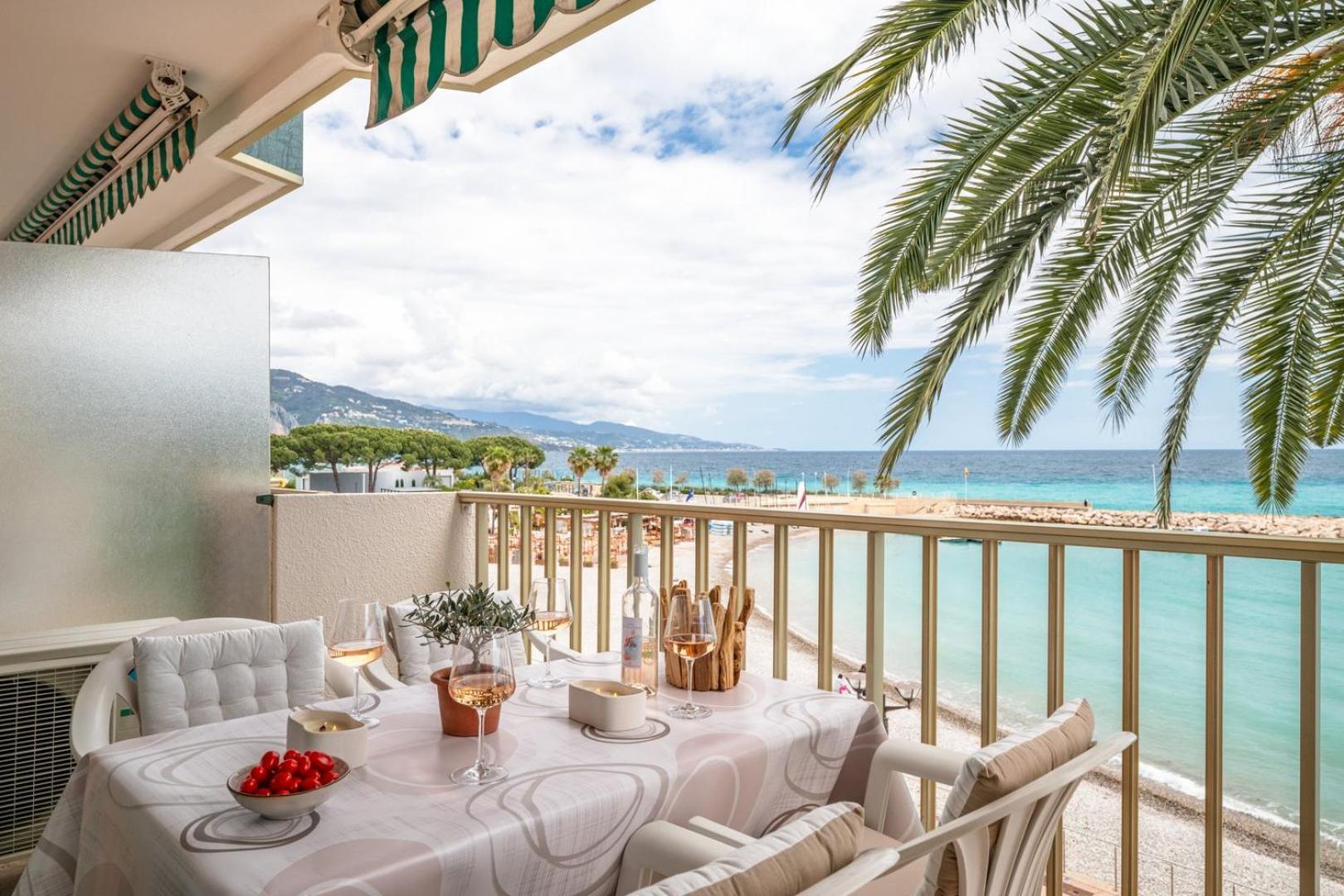 Le Coq Ligures - Air Conditioning - Seafront - Wifi ロクブリュヌ＝カップ＝マルタン エクステリア 写真